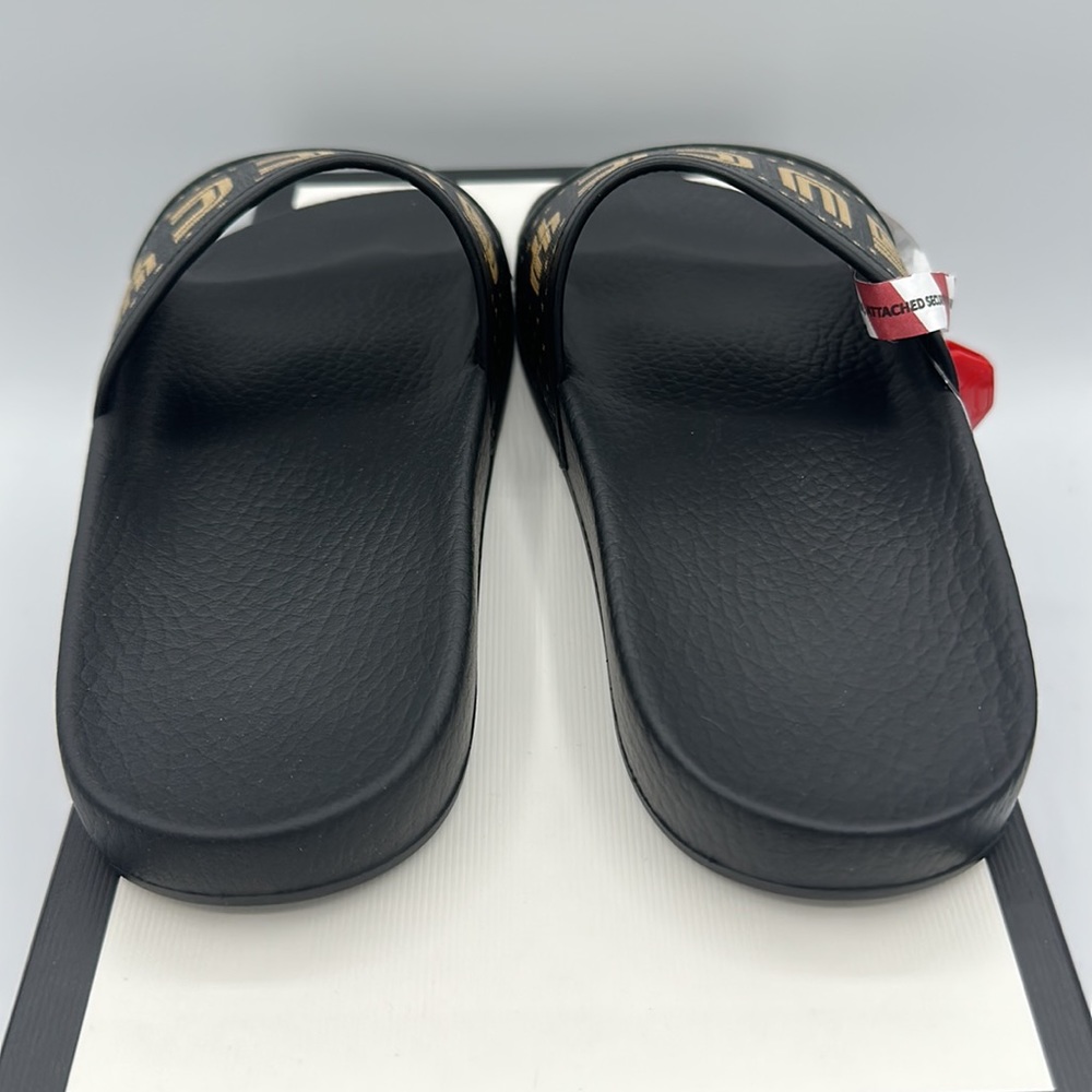 Gucci x SEGA “Guccy” Slides Sandals Black Size 36 EU / 6 US NIB - Picture 3 of 8